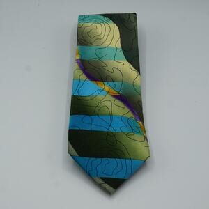 Jerry Garcia Men's Tie 100% Another Butterfly Collection Sixty Abstract Design